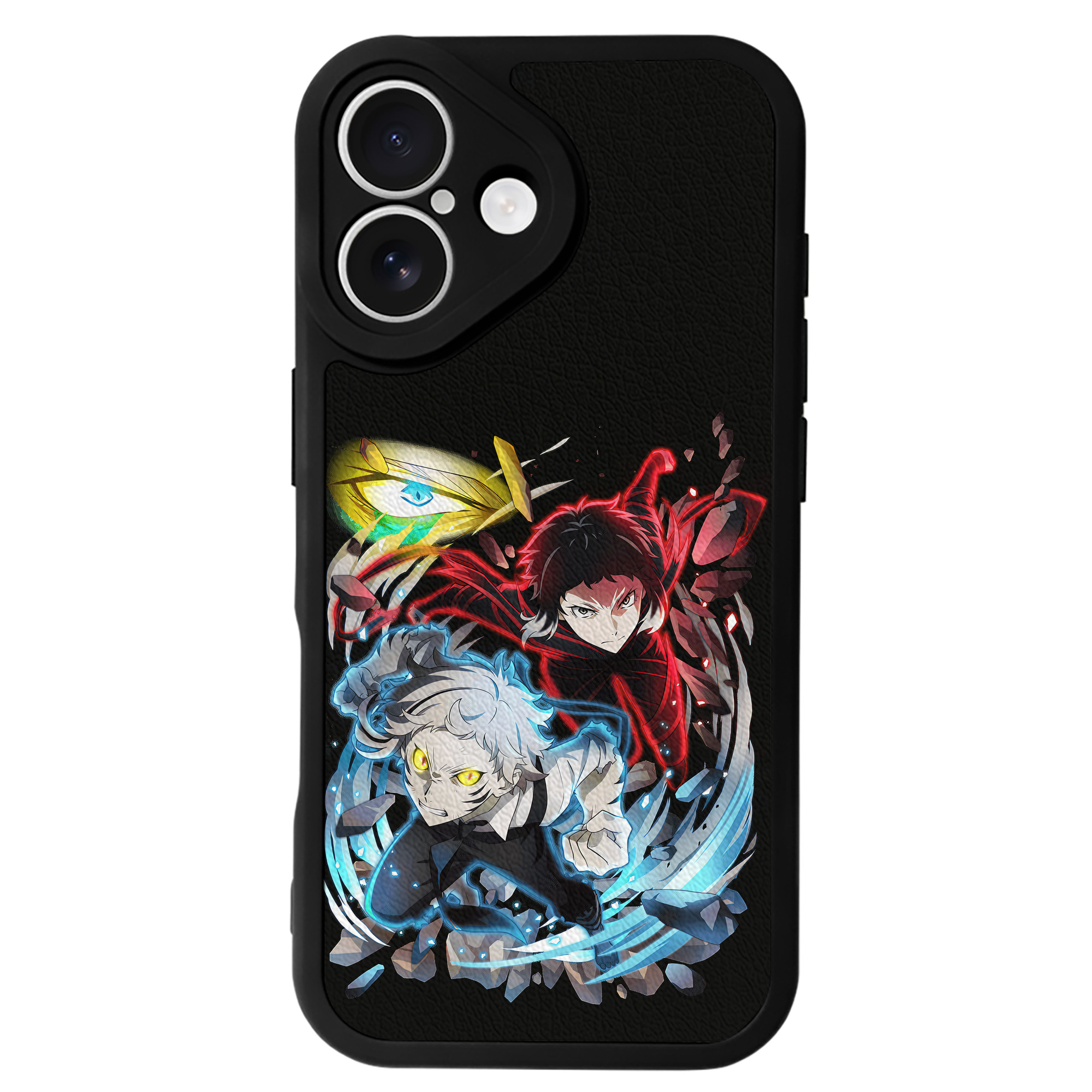 （画像用） 文豪ストレイドッグス Bungo Stray Dogs 【iPhone 16シリーズ対応】シリコンスマホケース（レザー調） 材質：シリコン
